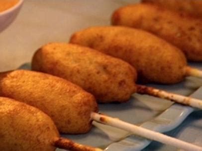 alton brown corn dogs